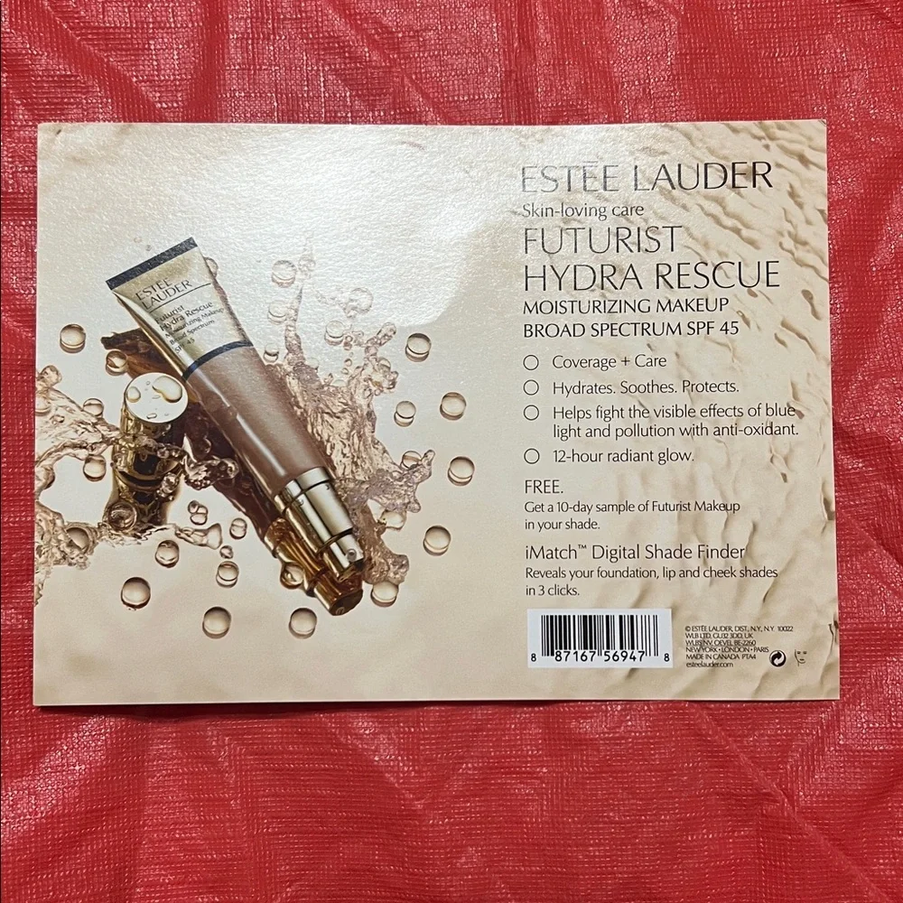 NWT 12 Kylie tarte Estée Lauder nas milk & Natasha denona color match cards